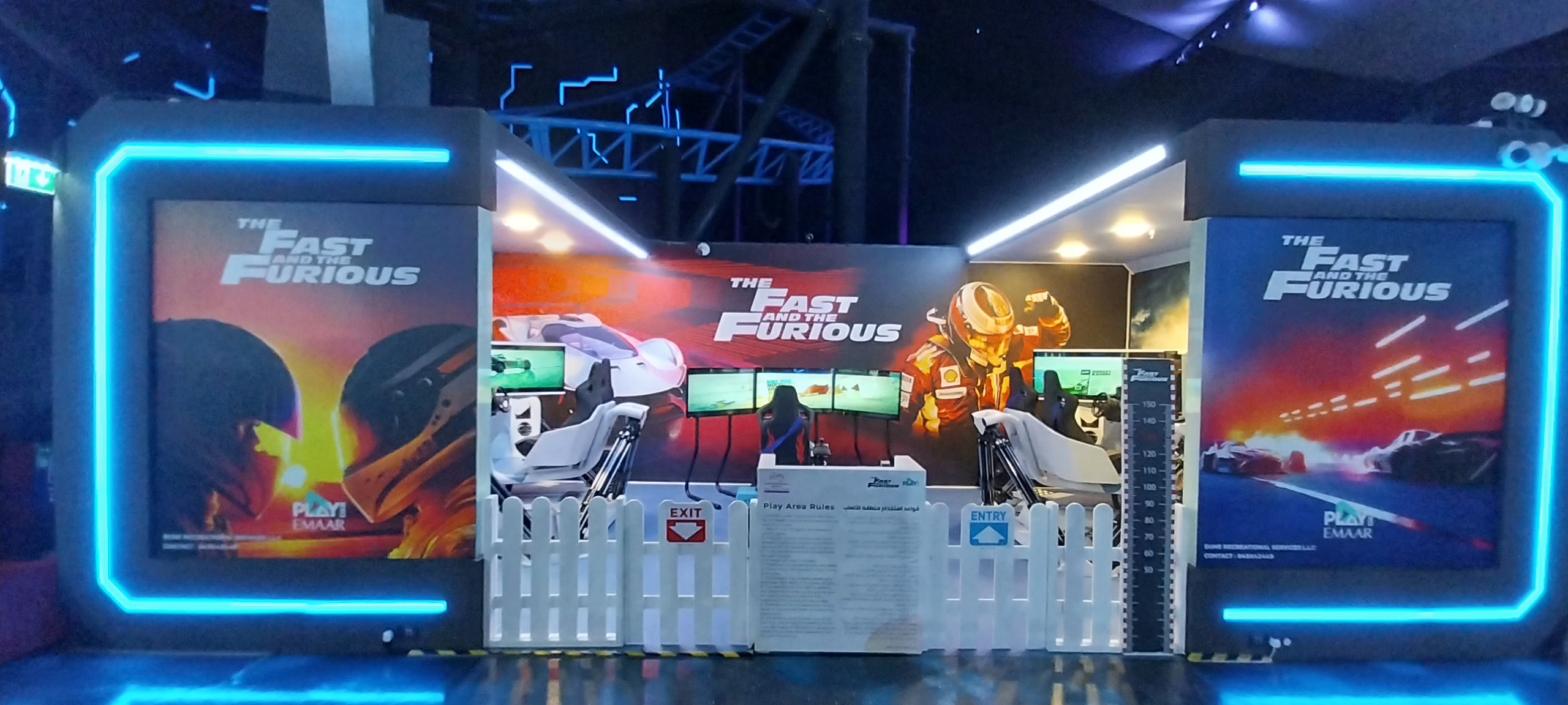 racing simulator setup